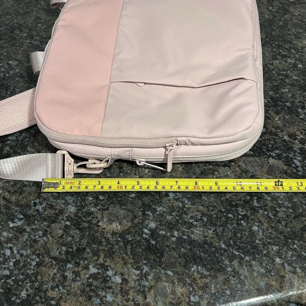 Pink Light Flight Carry on Luggage bag Laptop Case travel RFID
